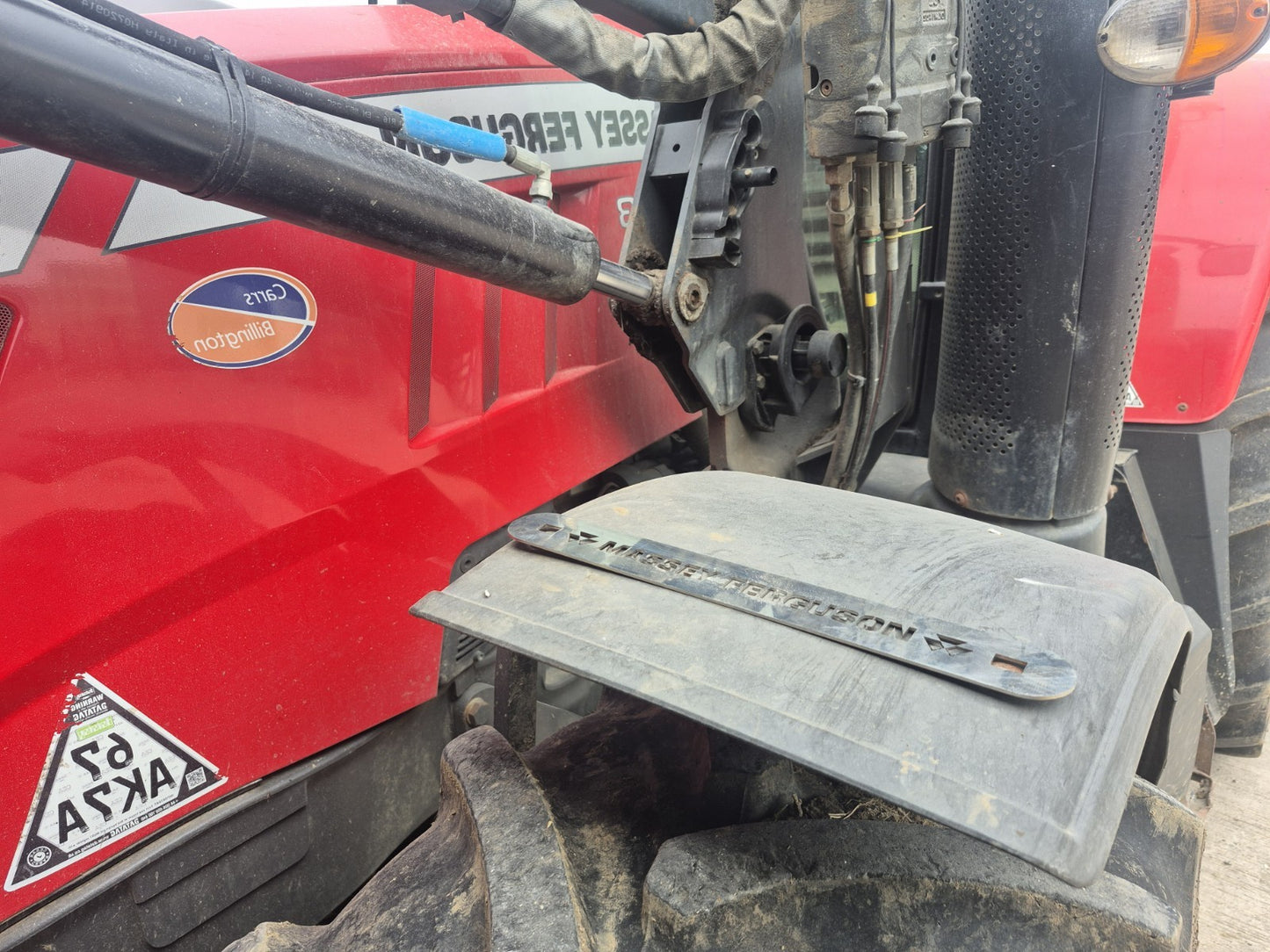 Massey Ferguson Flash Tractors Stainless Steel Mudguard Brackets. 385mm