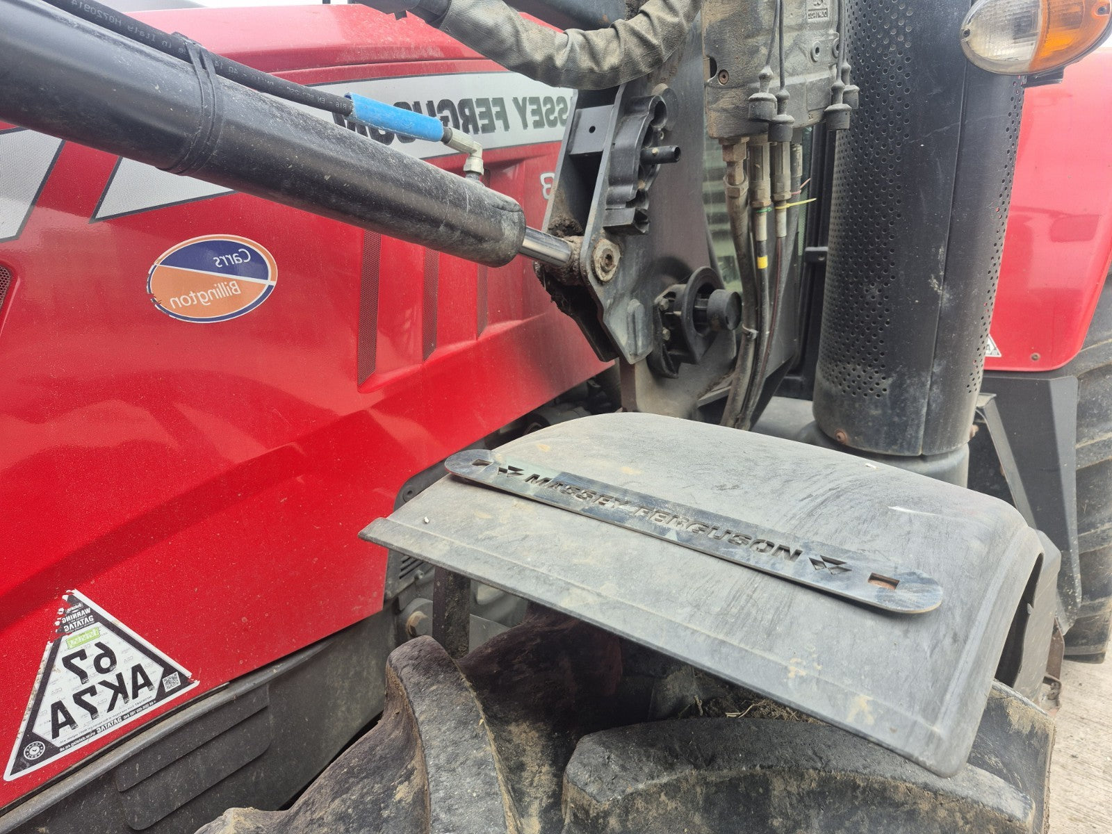 Massey Ferguson Flash Tractors Stainless Steel Mudguard Brackets. 385mm