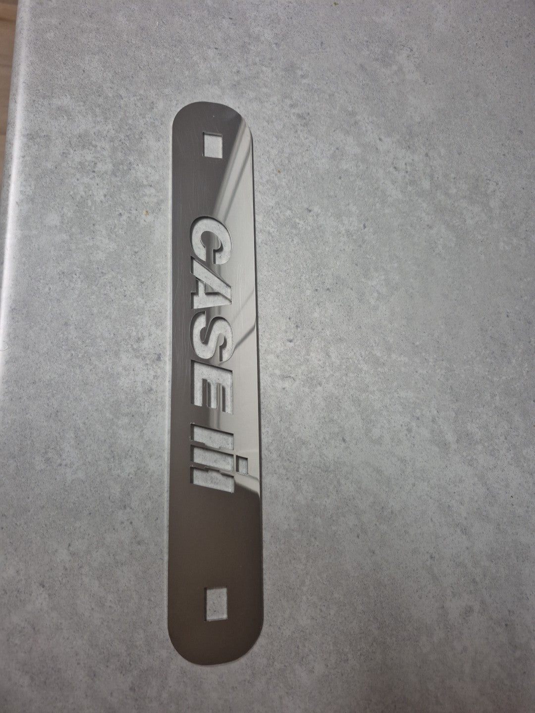 Case IH Flash Tractors Stainless Steel Mudguard Brackets. 240mm