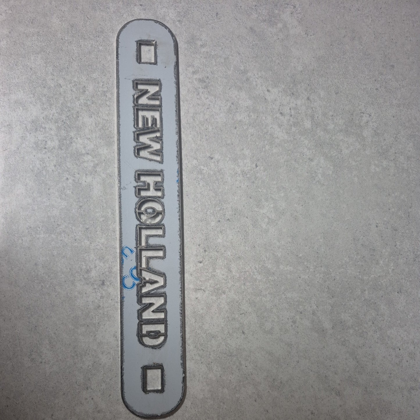 New Holland Flash Tractor stainless steel Mud Gaurd Brackets. text only. 240mm