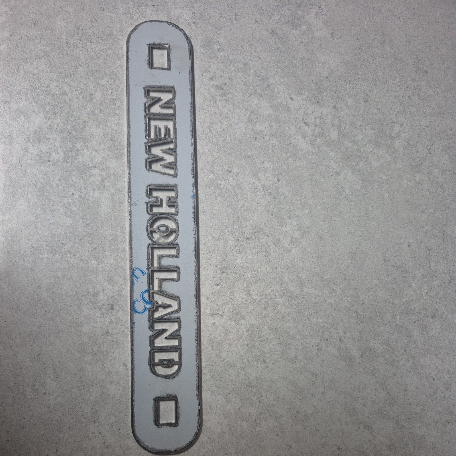 New Holland Flash Tractor stainless steel Mud Gaurd Brackets. text only. 240mm