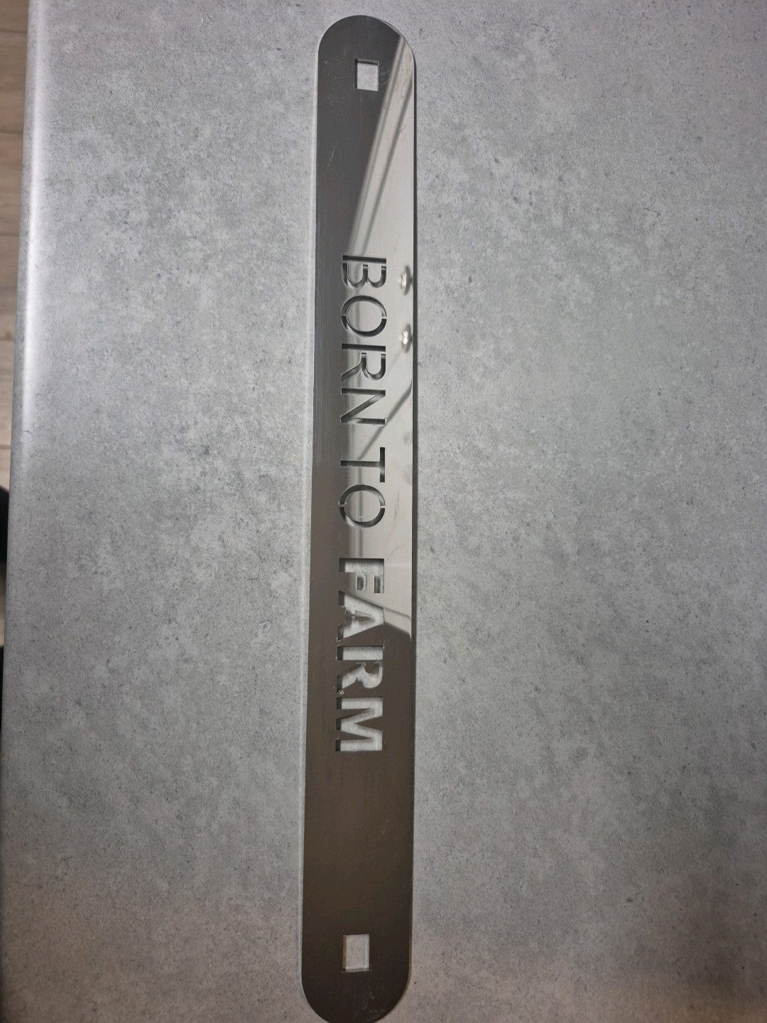 Massey Ferguson Flash Tractors Stainless Mudguard Brackets (Born To Farm) 300mm