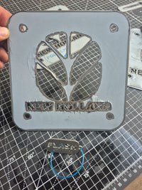 New Holland Badge. Stainless Steel,  Ideal For Toolboxes And Implements. Small.