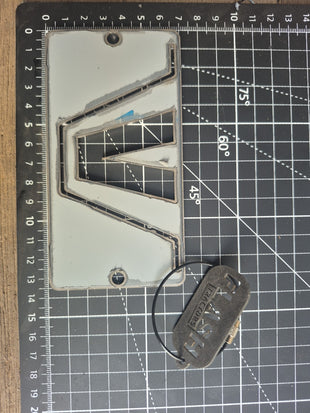 Valtra  Stainless Steel Laser-cut Logo Small