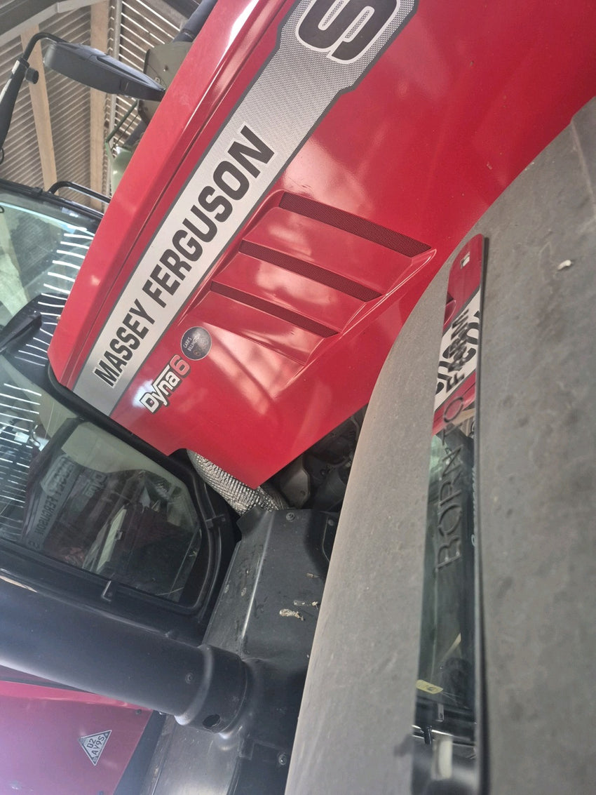 Massey Ferguson Flash Tractors Stainless Mudguard Brackets (Born To Farm) 300mm
