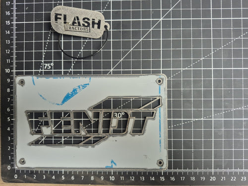 Fendt Stainless Laser-cut Logo