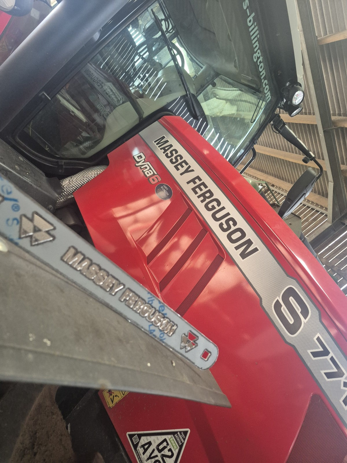 Massey Ferguson Flash Tractors Stainless Steel Mudguard Brackets. 385mm