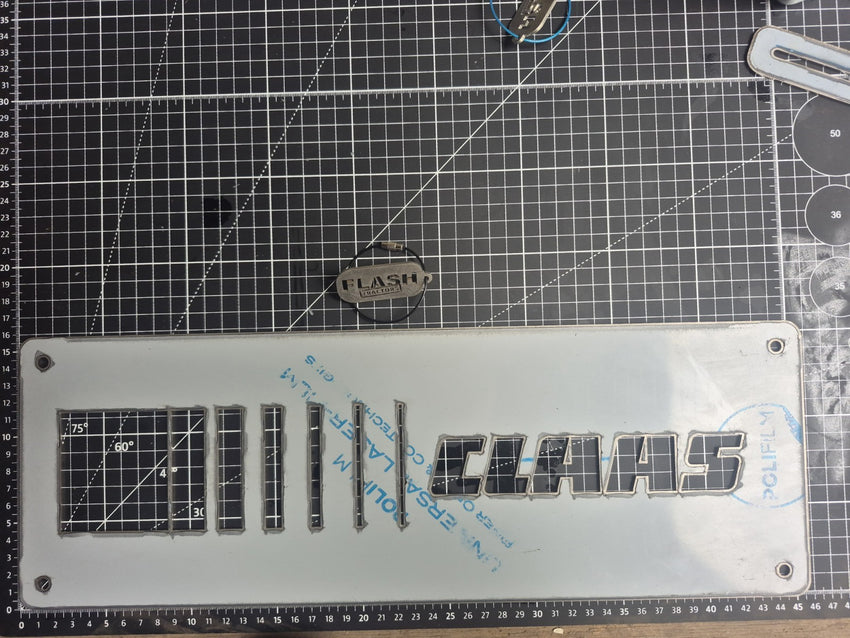Claas Stainless Steel Laser-cut Logo Ideal For Toolboxes And Implements. Small
