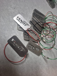 Fendt Keyring. Flash Tractors Stainless Steel Valtra Keyring